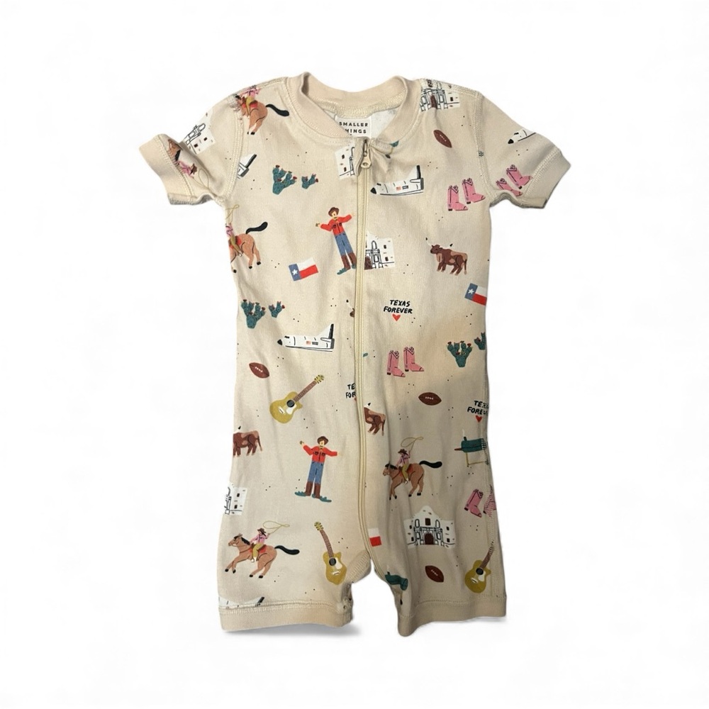 Cowboy print onesie